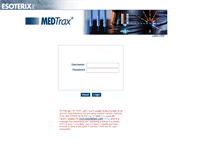 Tablet Screenshot of medtrax.esoterix.com